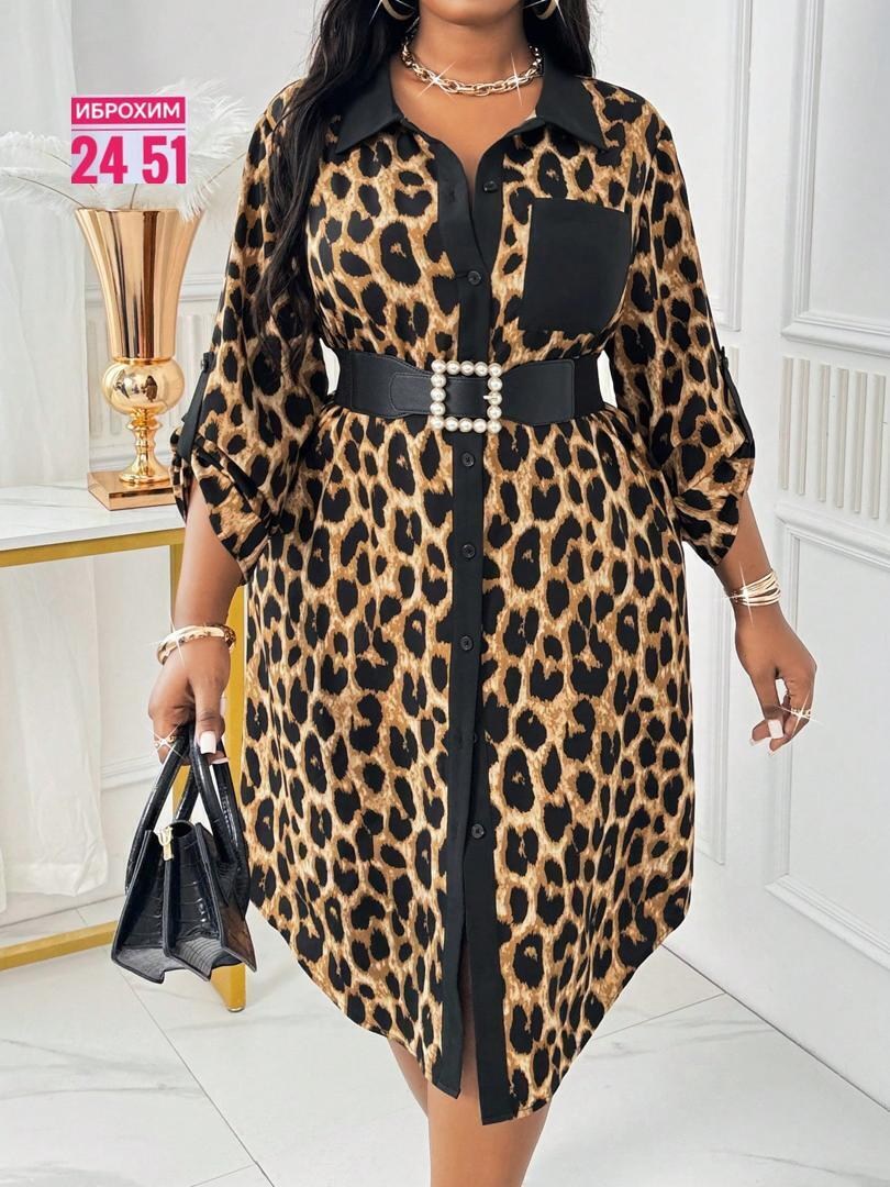 платья женские больших размеров,платье женское леопард,платье леопардовый принт плюс сайз,леопардовое платье рубашка,платье женской