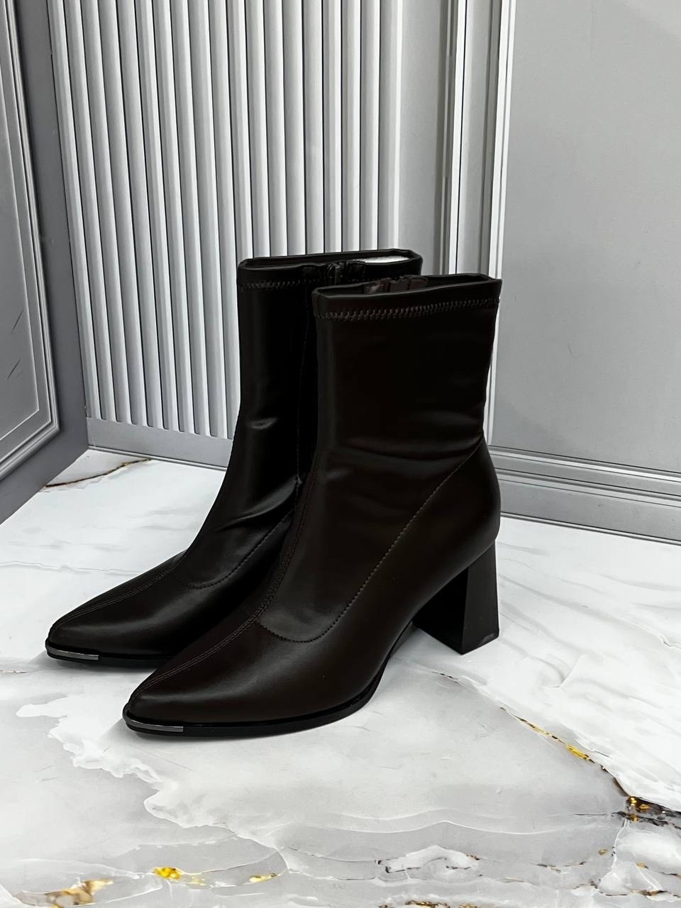 ,ботильоны женские,darja женские ботинки на каблуке с острым носком и молнией сзади muggo черный,ботильоны,полусапоги