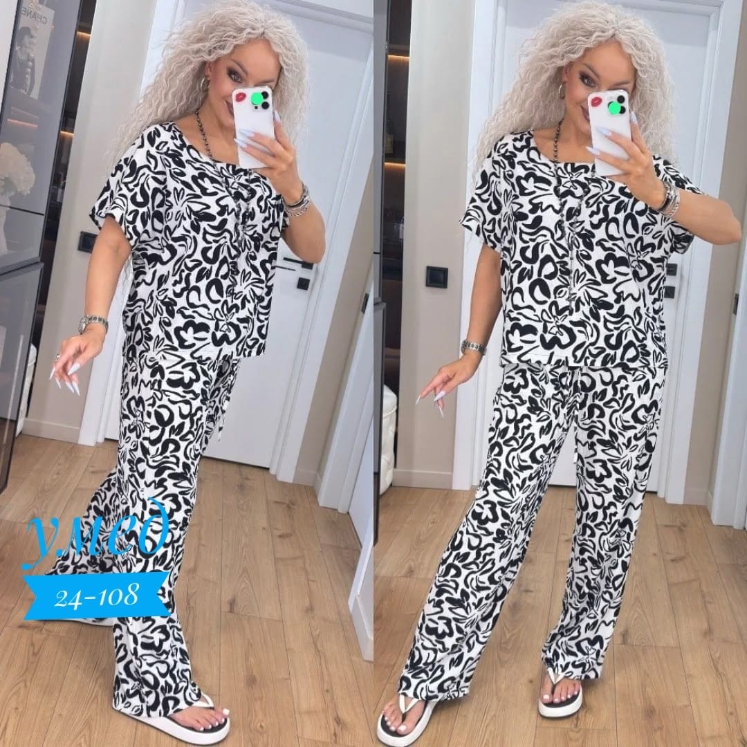 костюм лапша леопардовые с брюками палаццо широкие,костюм женский,костюм с брюками,летние костюмы,костюм брючный летний
