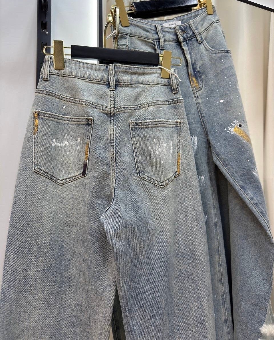 модные джинсы,джинсы широкие,джинсы свободного кроя,мода стиль,джинсовые брюки