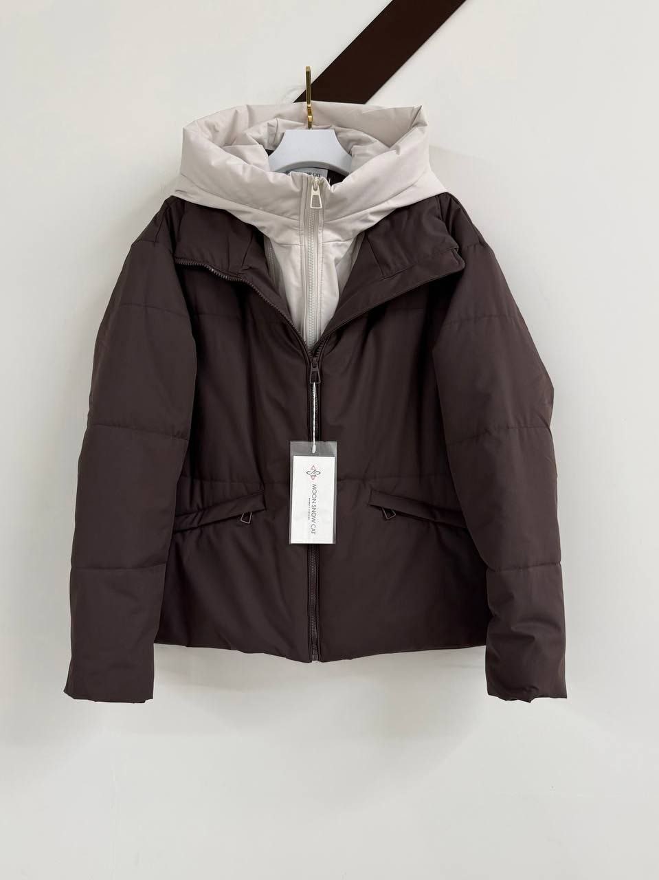 демисезонная женская куртка,куртка демисезонная с капюшоном yll 259622837,демисезонная куртка,куртка демисезонная с капюшоном yll цвет молочный,куртка демисезонная с капюшоном lady soul