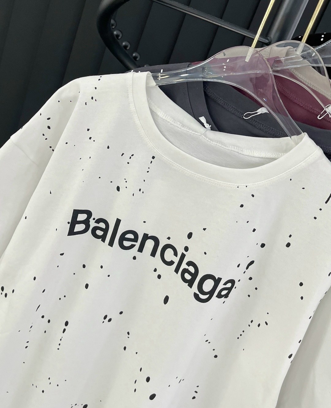 мужская футболка balenciaga,футболка balenciaga,футболка со стразами,женская футболка,баленсиага футболка