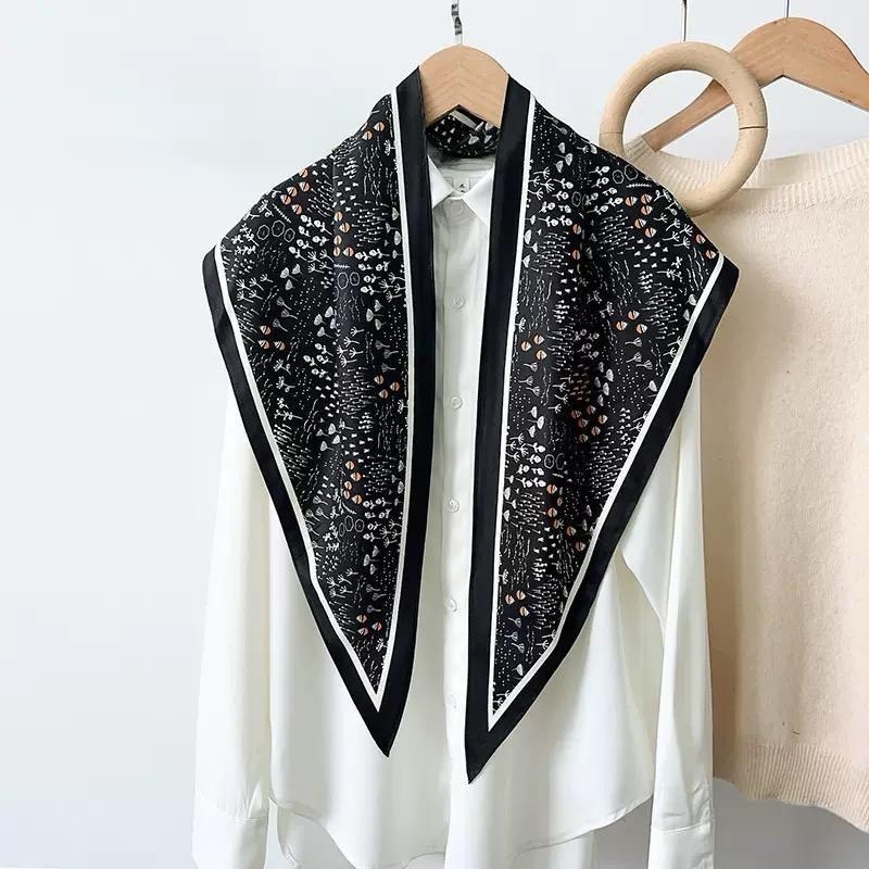 шелковый шарф,женский платок,женский шелковый шарф с принтом,шарфы для женщин,шарф с принтом