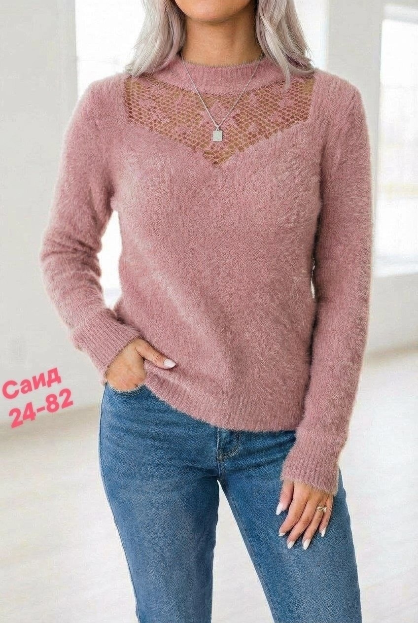 свитер из мохера женский,джемпер спицами,женские вязаные свитера,женский свитер,джемпер из мохера