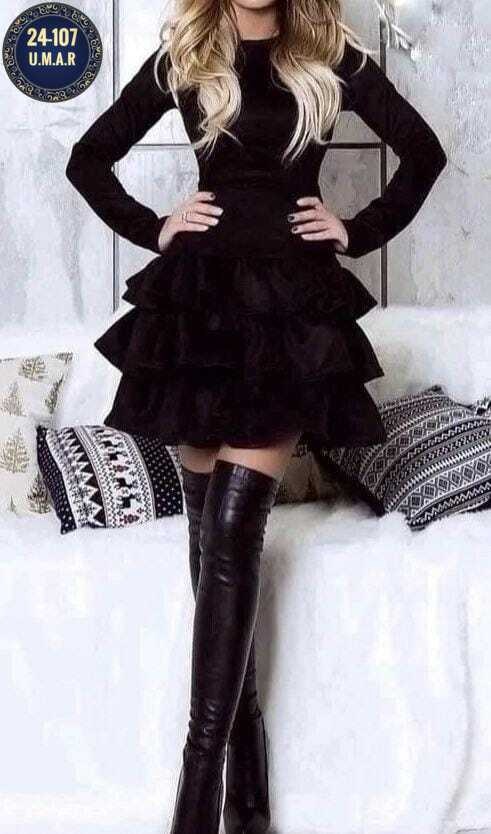 платье с оборками,модные молодежные платья,женская платье,платье из замши,платье с оборками на юбке