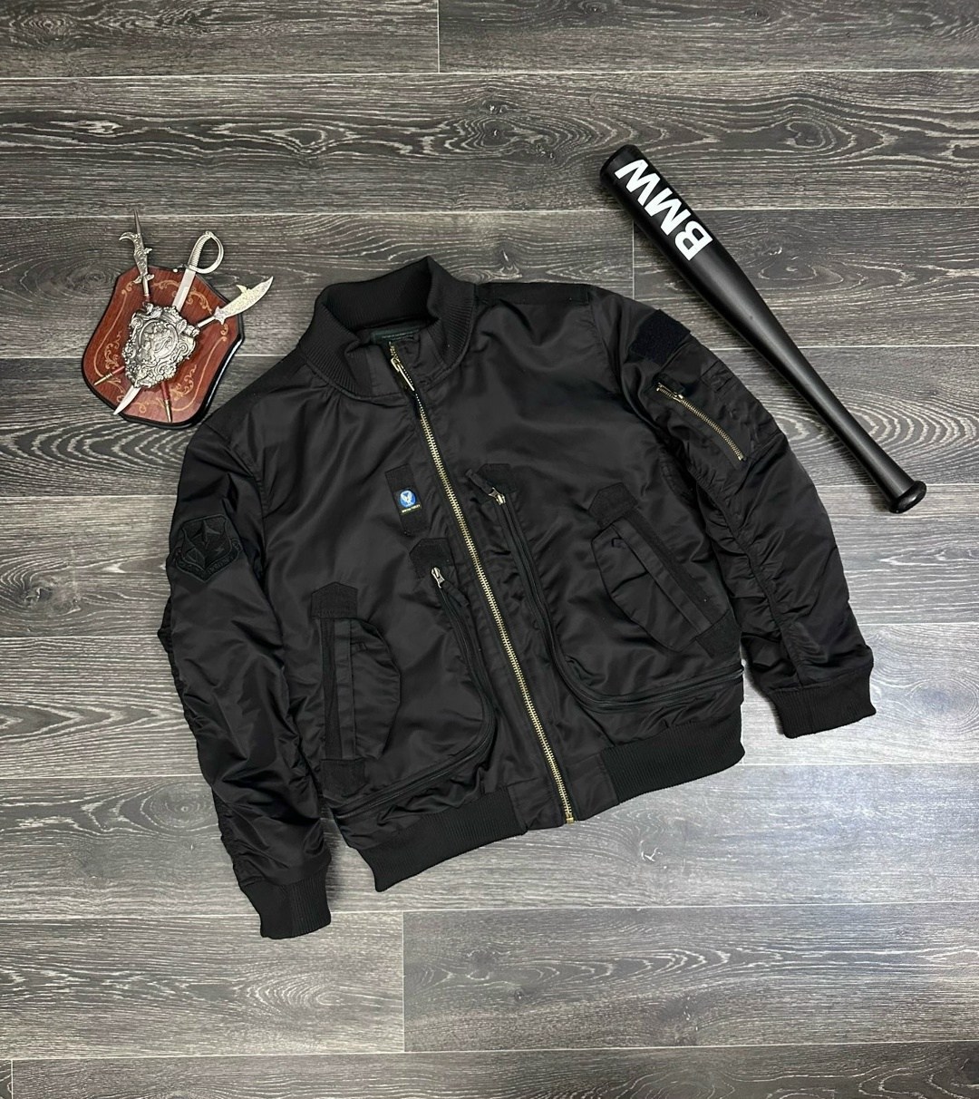 куртка пилот мужская (бомбер) осень-зима 762 armyfans gd056a хаки 4xl,куртка бомбер,куртка пилот (бомбер) 7,26 armyfans gd056a с мехом хаки,куртка пилот мужская (бомбер),куртка демисезонная бомбер