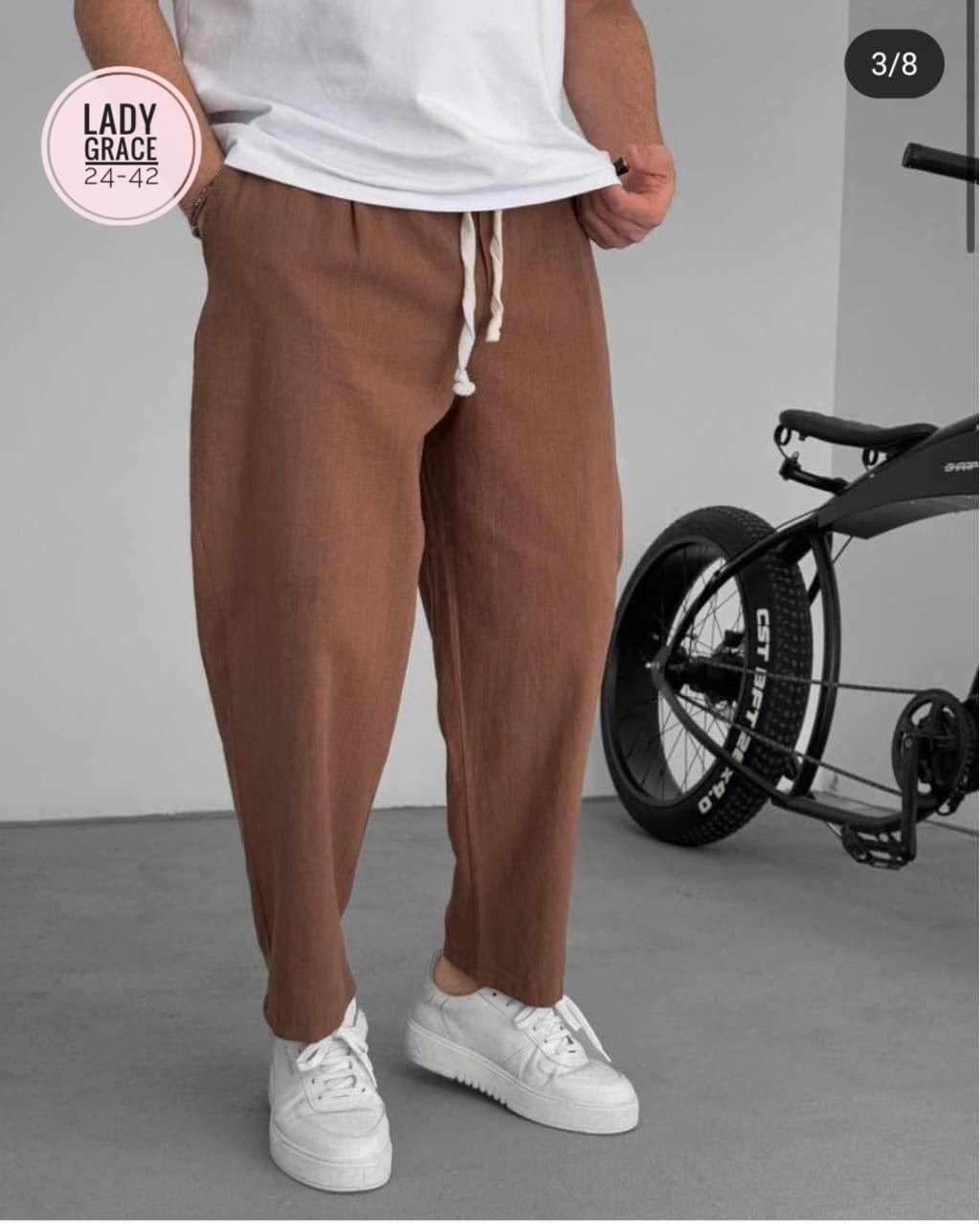 брюки льняные мужские,льняные штаны,мужские брюки,мужские штаны,брюки джоггеры