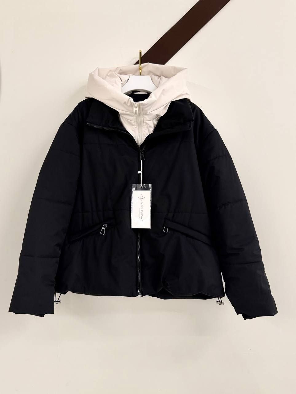 демисезонная женская куртка,куртка демисезонная с капюшоном yll 259622837,демисезонная куртка,куртка демисезонная с капюшоном yll цвет молочный,куртка демисезонная с капюшоном lady soul