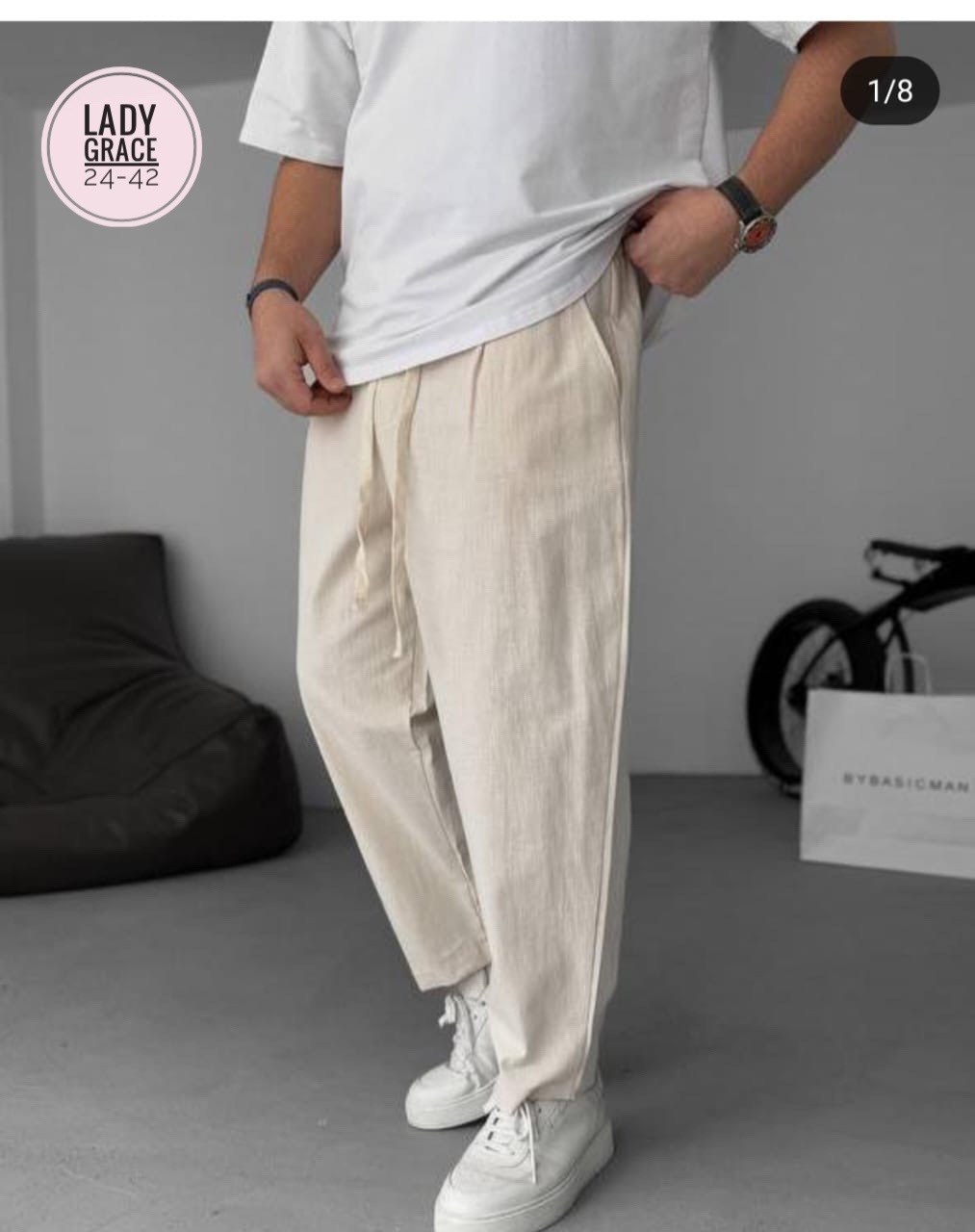 брюки льняные мужские,льняные штаны,мужские брюки,мужские штаны,брюки джоггеры