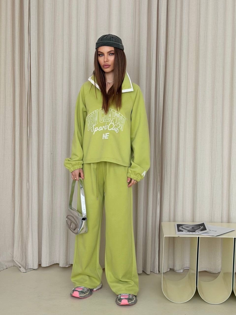 спортивный костюм женский,спортивный костюм,женский костюм,спорт костюм,спортивный костюм с брюками на кулиске tennis club w suits цвет лимонный желтый
