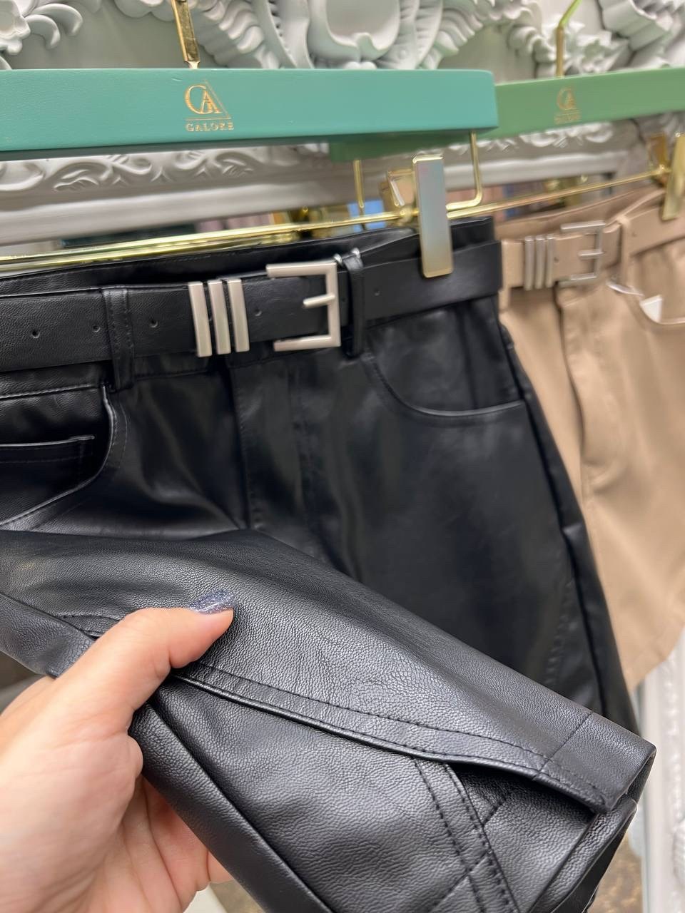 шорты из искусственной кожи с высокой талией,кожаные шорты,шорты женские,женские короткие шорты из натуральной кожи с карманами,шорты женские из искусственной кожи