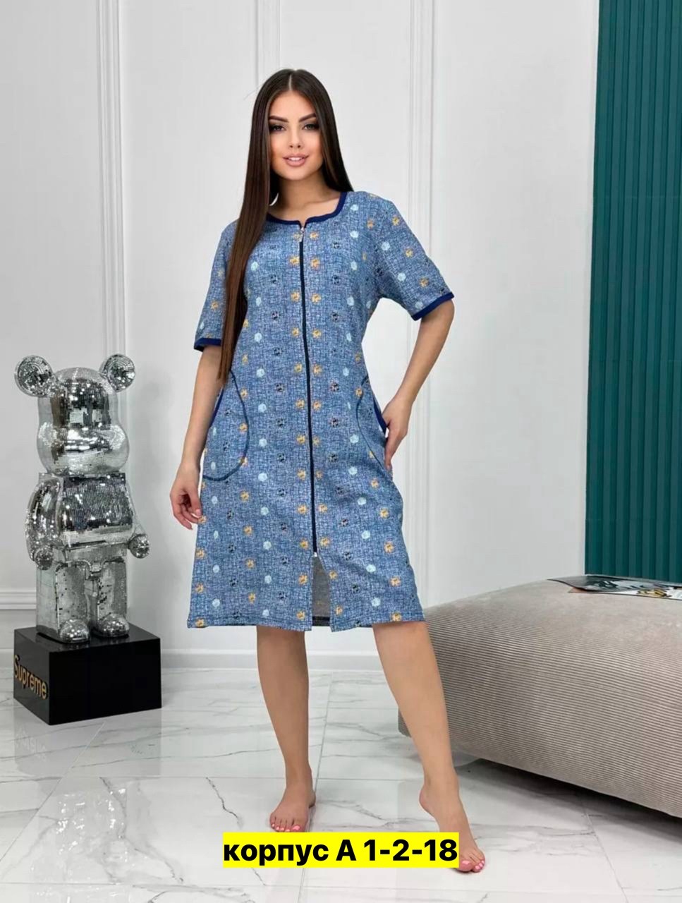 халат женский,халат женский для дома,халат женский домашний,,платье женской