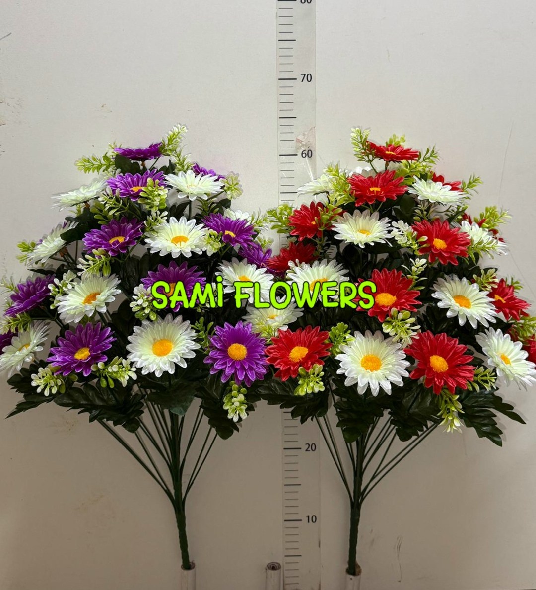 цветок искусственная,букет,цветами,букет ромашек,корзина ритуальная из искусственных цветов "герберы виолет"