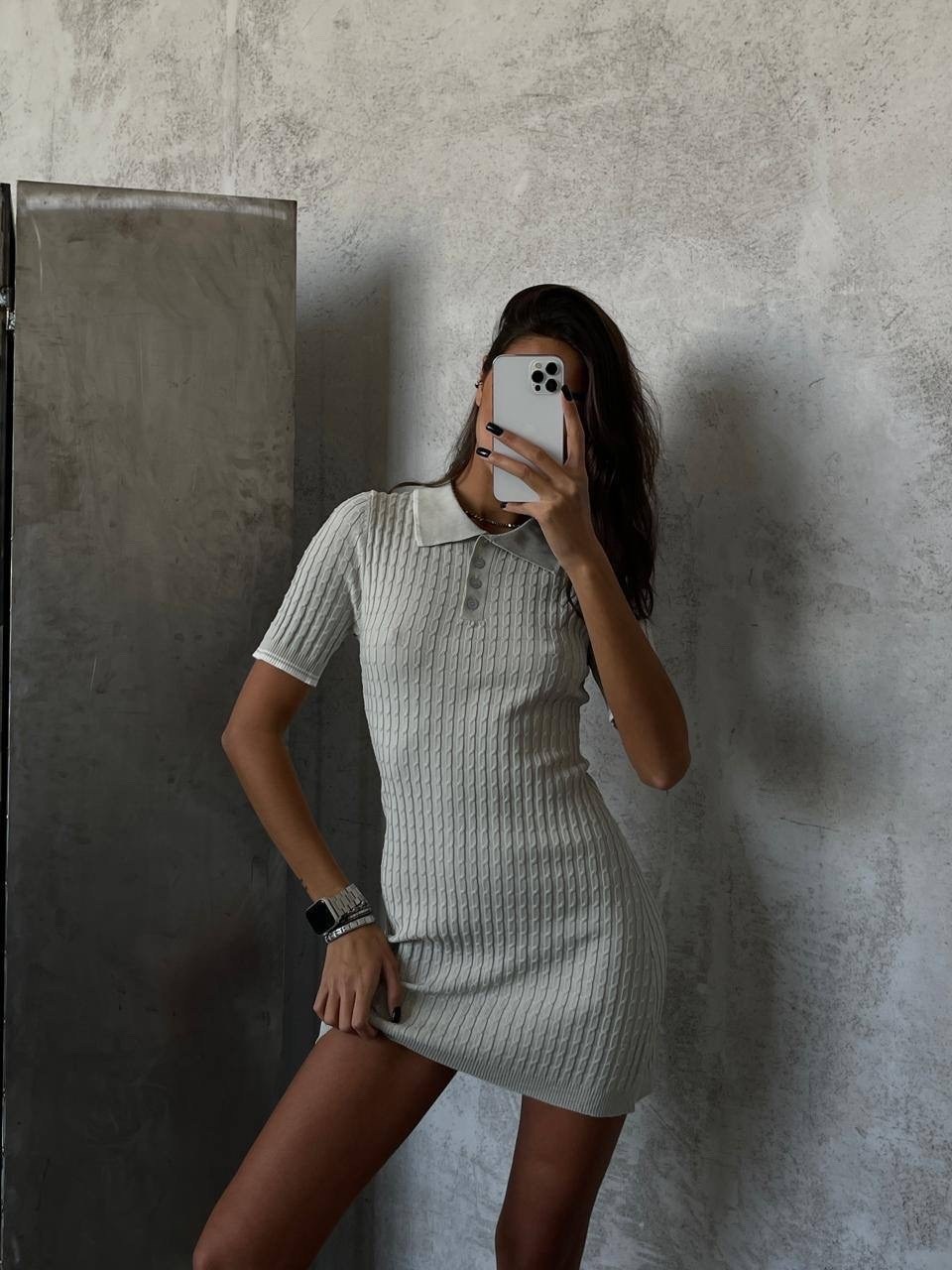 стильное платье,трикотажное платье,платье короткие,платье поло,платье
