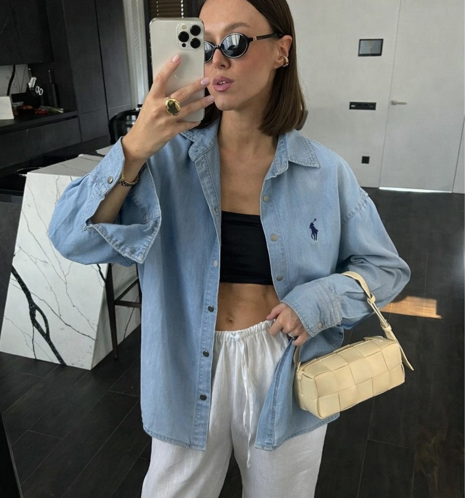 джинсовая рубашка женская,джинсовая рубашка,рубашка стиль,рубашка женская стильная,рубашка модная