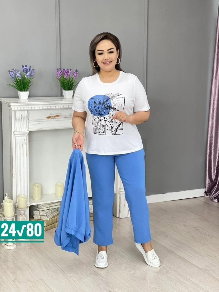 костюм тройка лен женский,костюм женский большие размеры,комплект брючный тройка с бомбером больших размеров markka plus 160402076,женские костюмы больших размеров,костюм классический