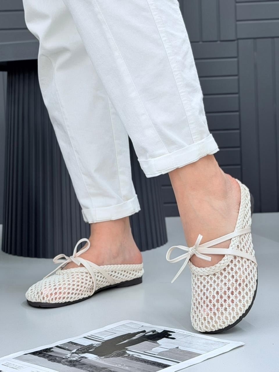 вязаные тапочки,вязаные босоножки,,летние тапочки,женские тапочки