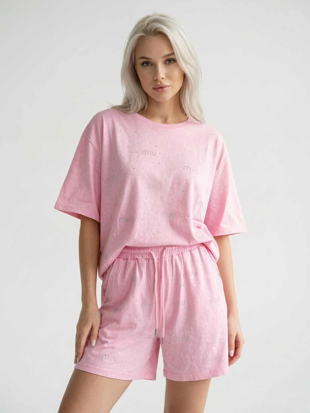 женский костюм с шортами,футболки женская оверсайз,костюм с шортам,домашний костюм шорты,пижама с шортами женская