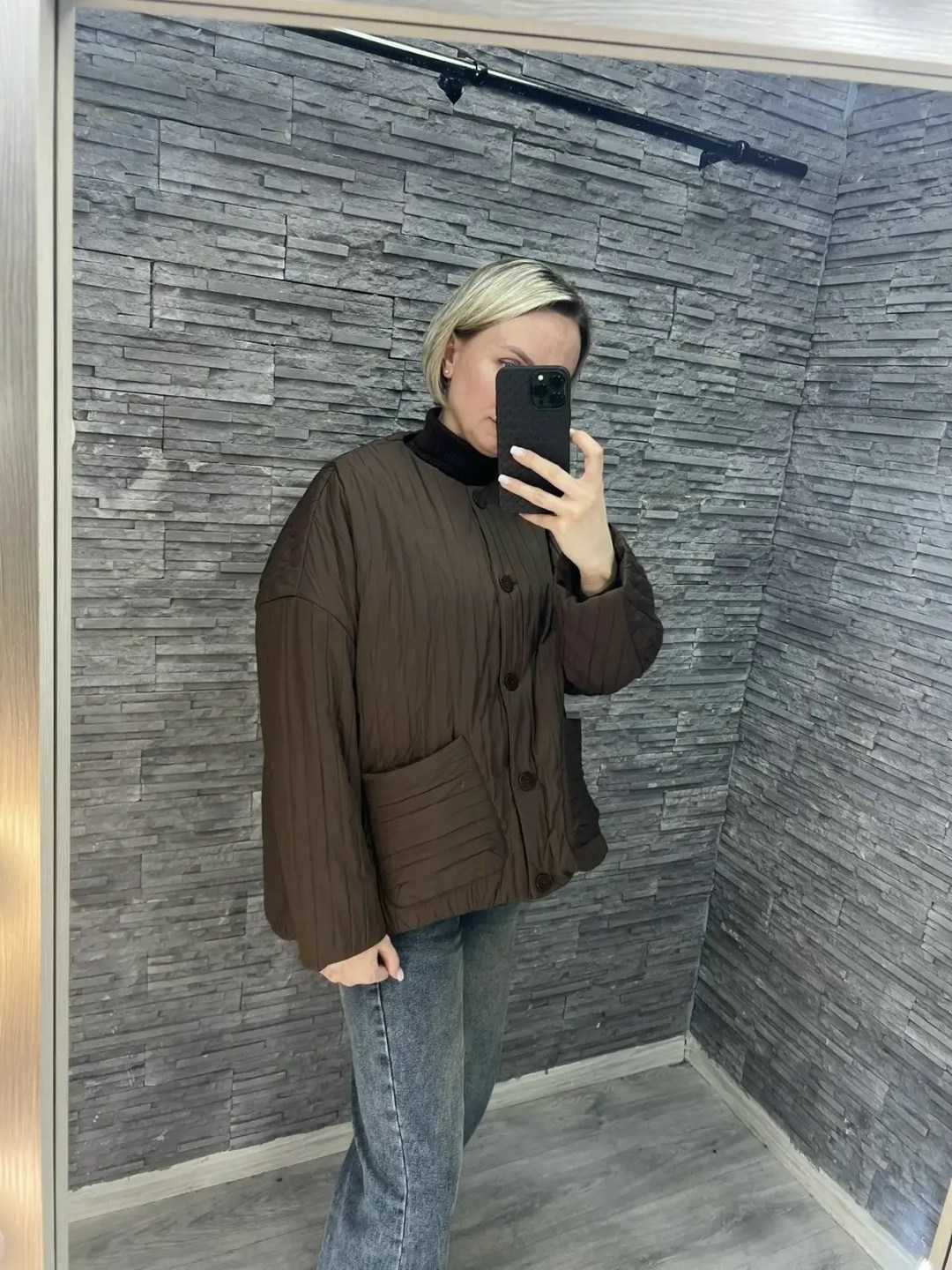 куртка бомбер женский стеганый em&sima,куртка стеганая,куртка,стильная куртка,легкая куртка