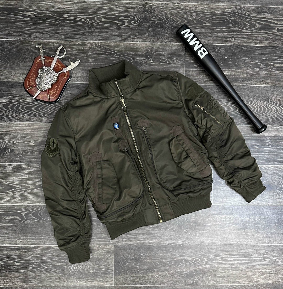 куртка пилот мужская (бомбер) осень-зима 762 armyfans gd056a хаки 4xl,куртка бомбер,куртка пилот (бомбер) 7,26 armyfans gd056a с мехом хаки,куртка пилот мужская (бомбер),куртка демисезонная бомбер