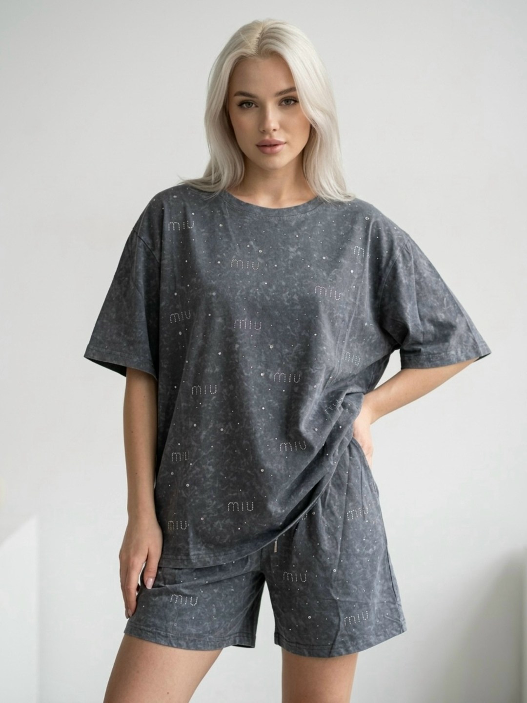 женский костюм с шортами,футболки женская оверсайз,костюм с шортам,домашний костюм шорты,пижама с шортами женская