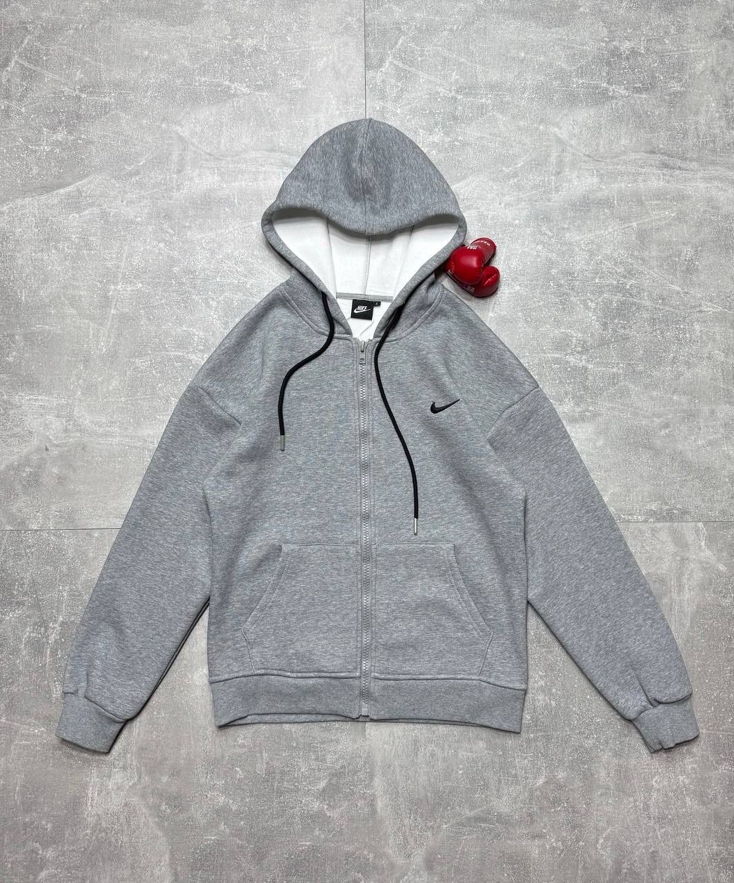 кофта толстовка,толстовка свитер,толстовки для мужчин,мужская кофта,zip hoodie nike серая