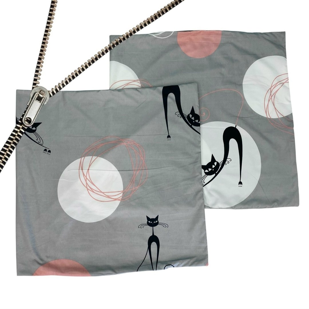 наволочки комплект 2 шт,комплект наволочек,декоративная подушка primavelle кот,наволочка 2 шт,декоративная подушка