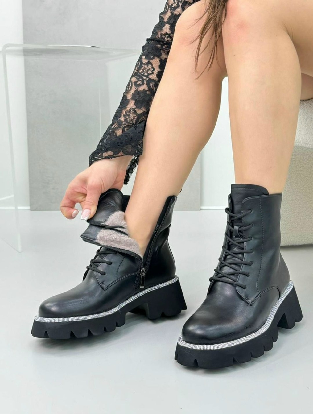 , женская,женские зимние ботинки,женские ботинки,ботинки зимние челси на каблуке lu meita 178797319