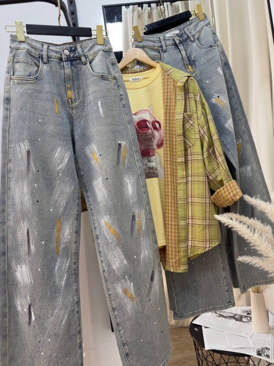 модные джинсы,джинсы широкие,джинсы свободного кроя,мода стиль,джинсовые брюки