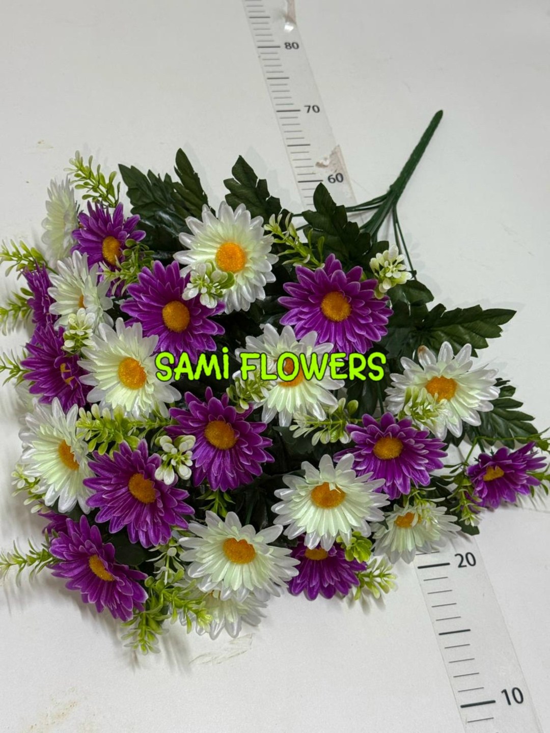 цветок искусственная,букет,цветами,букет ромашек,корзина ритуальная из искусственных цветов "герберы виолет"