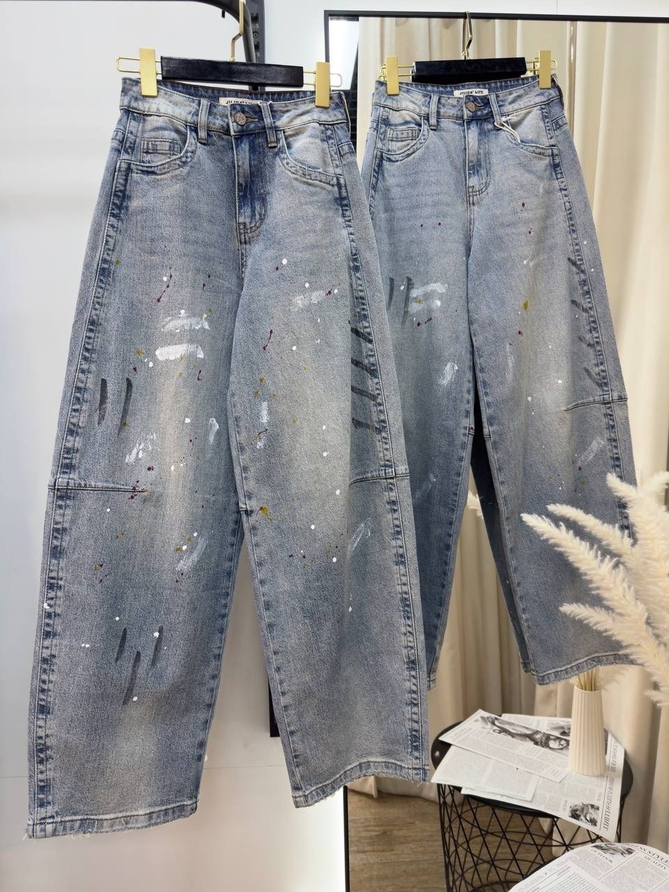 джинсовые брюки,модные джинсы,джинсы,женские джинсы,джинсы с рисунком