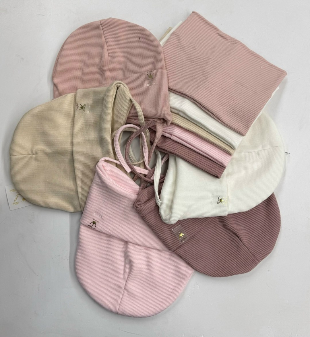 журавлик шапка денвер белый,шапка детская хб,комплект шапки,детская шапочка,шапка детская