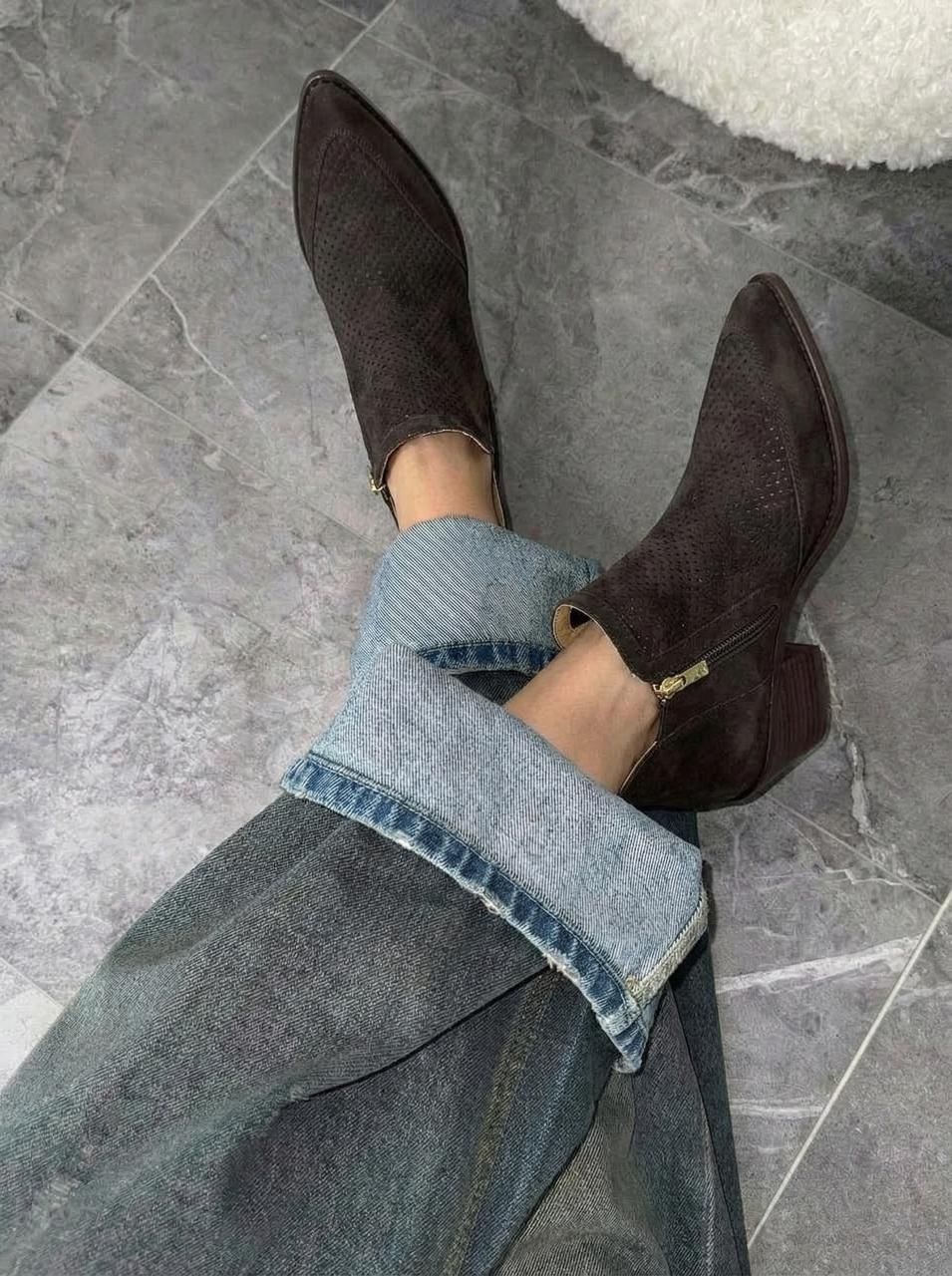 ,ботильоны женские,кожаные полусапожки,женская ,замшевые полусапожки