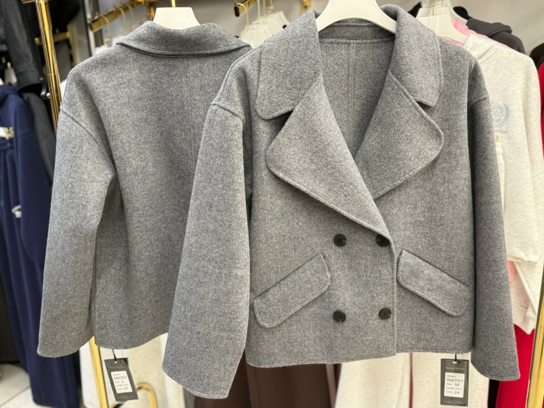 элегантное женское демисезонное кашемировое шерстяное пальто,пальто короткие,полупальто,женское пальто,шерстяное пальто