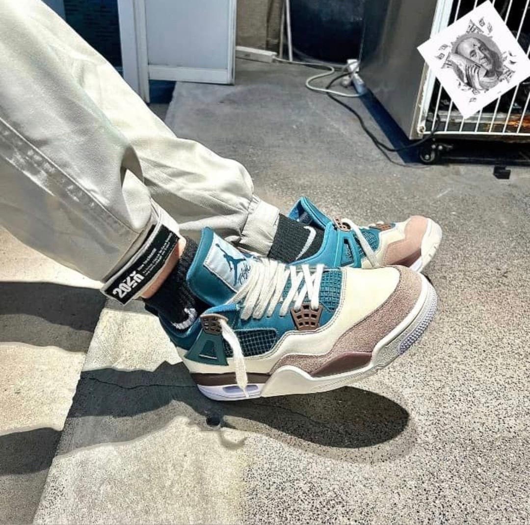 кроссовки nike air jordan 4 retro,кроссовки nike air jordan 4,кроссовки nike air jordan 4 retro canyon purple,баскетбольная ,nike air jordan 4 retro