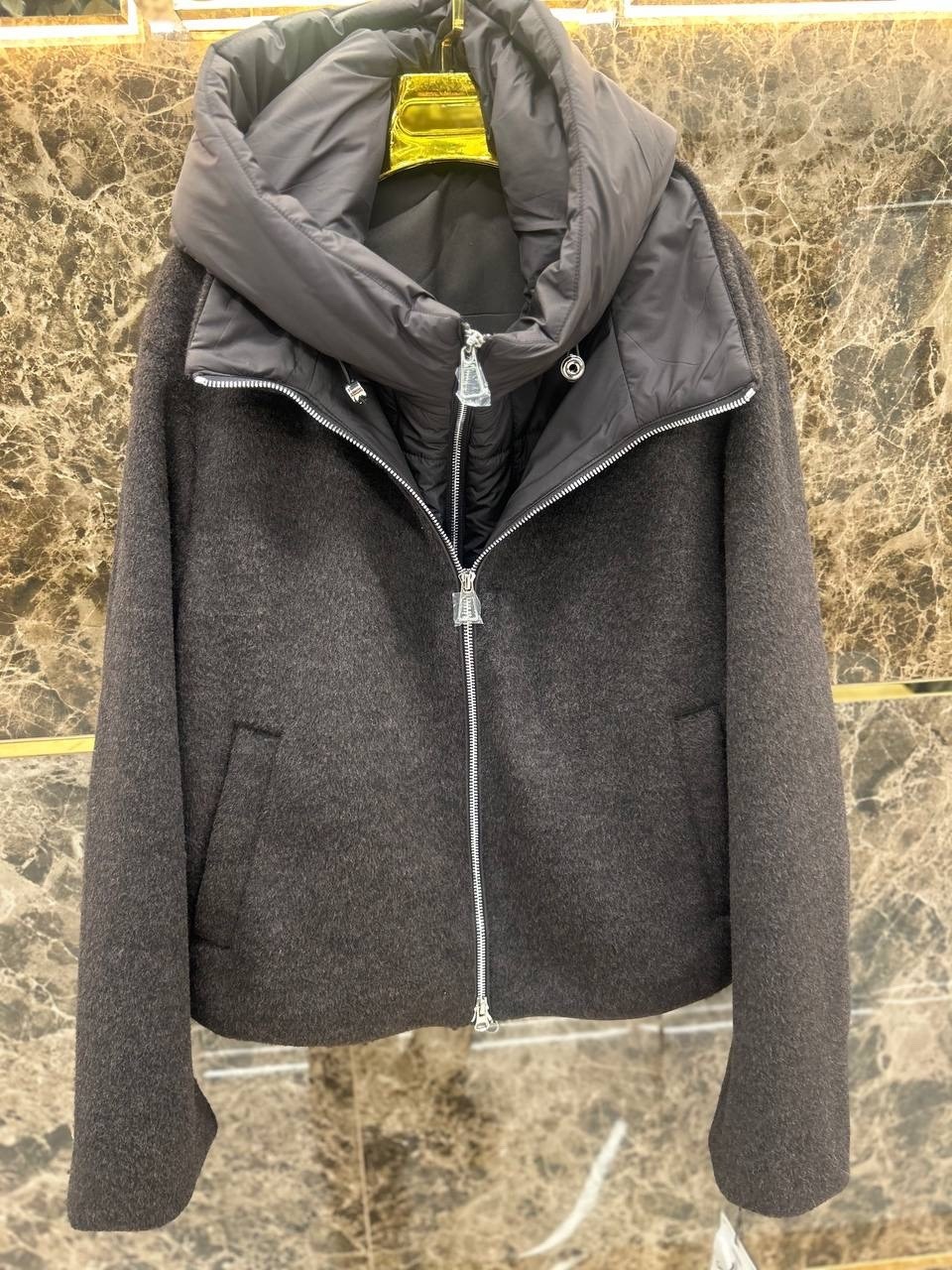 полупальто,куртка,пальто женское,куртка комбинированная,шерстяное пальто