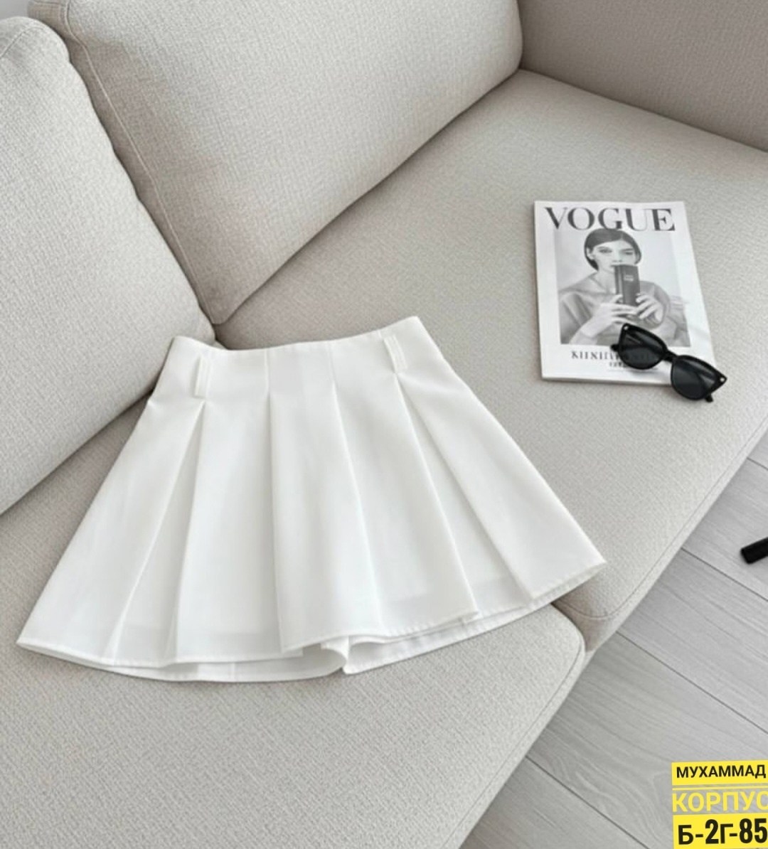 плиссированная юбка,плиссированная юбка короткая белая,белая юбка короткая,женская плиссированная юбка,юбка