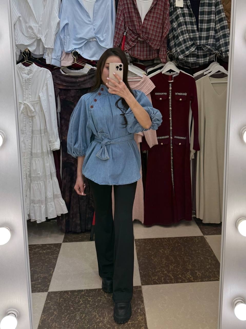 джинсовая блузка,рубашка женская джинсовая,рубашка женская,блузка с оборками,блуза