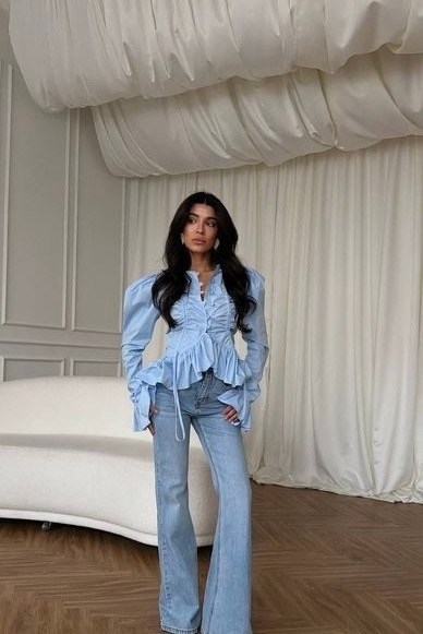 блузка с оборками,рубашка с объемными рукавами,рубашка фонарик рукав женский,рубашка женская с рюшами,блузка женская