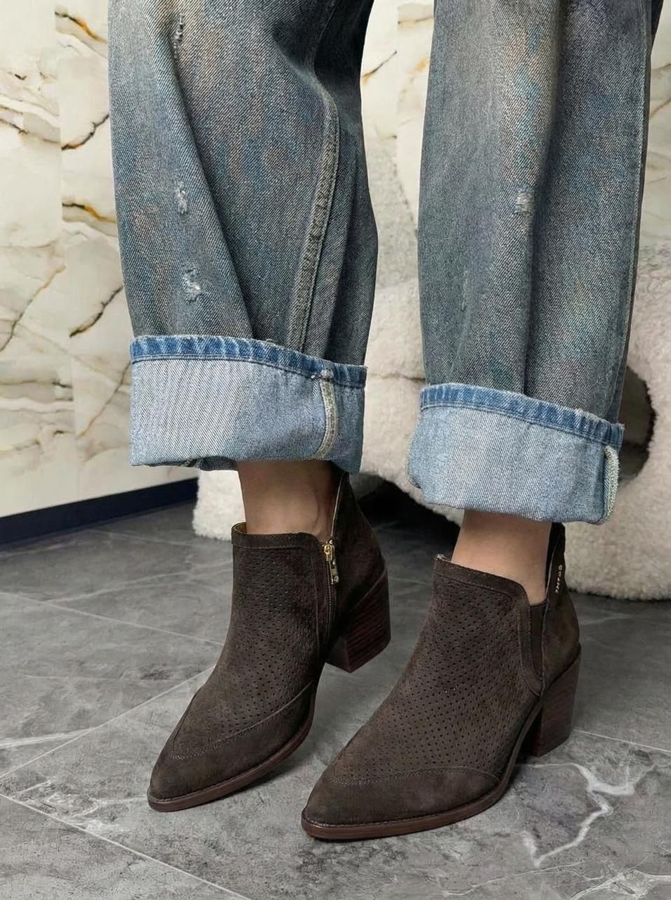 ,ботильоны женские,кожаные полусапожки,женская ,замшевые полусапожки