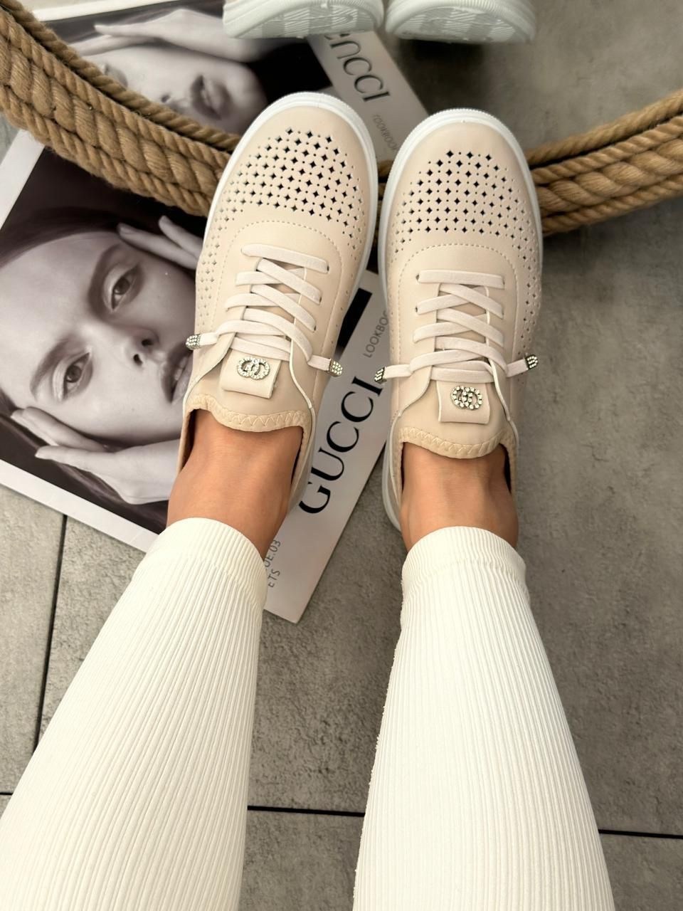 ,кроссовки женскиe, женская,кеды кожаные с перфорацией,кеды кроссовки