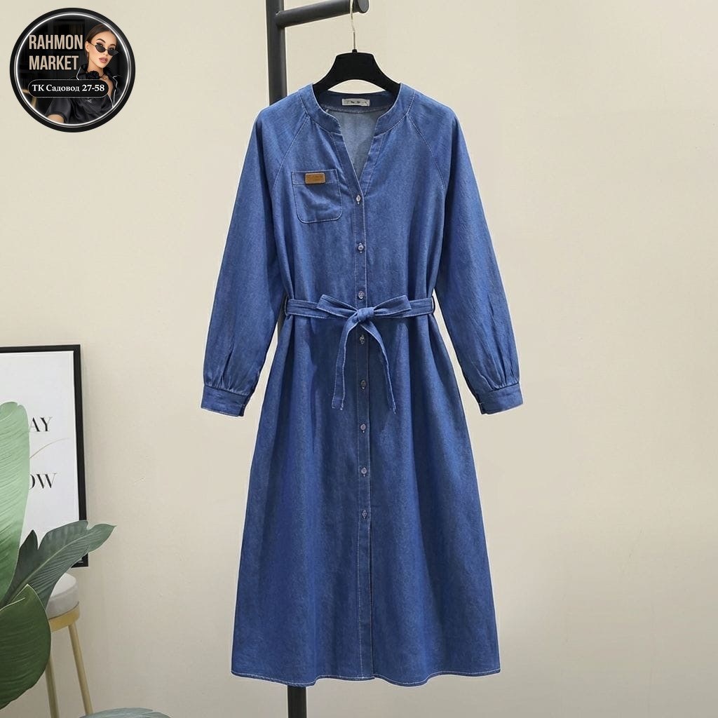 джинсовое платье,джинсовое платье-рубашка длины миди,джинсовое платье сарафан миди style spark,джинсовое платье сарафан миди style spark цвет голубой деним,джинсовое платье рубашка