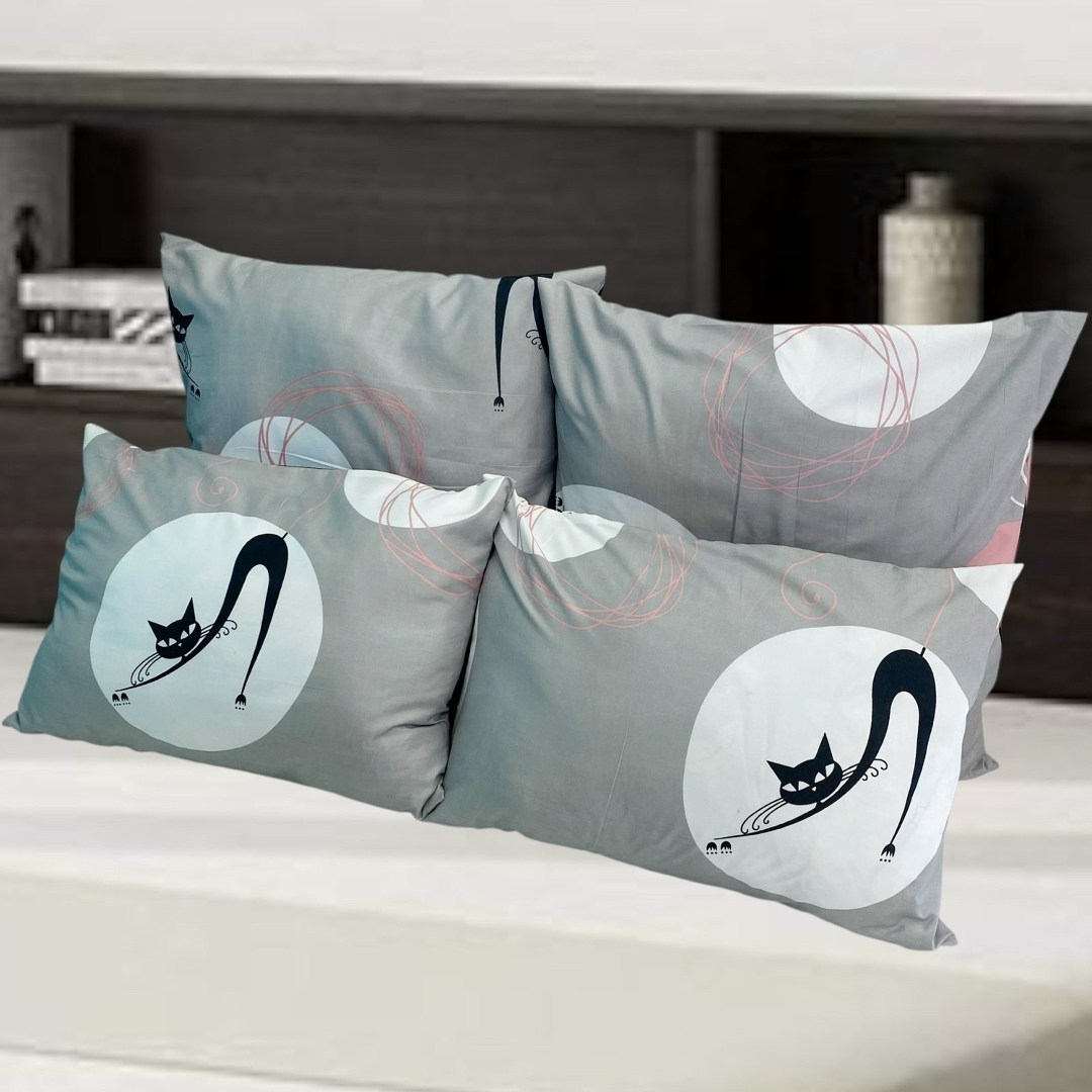 наволочки комплект 2 шт,комплект наволочек,декоративная подушка primavelle кот,наволочка 2 шт,декоративная подушка