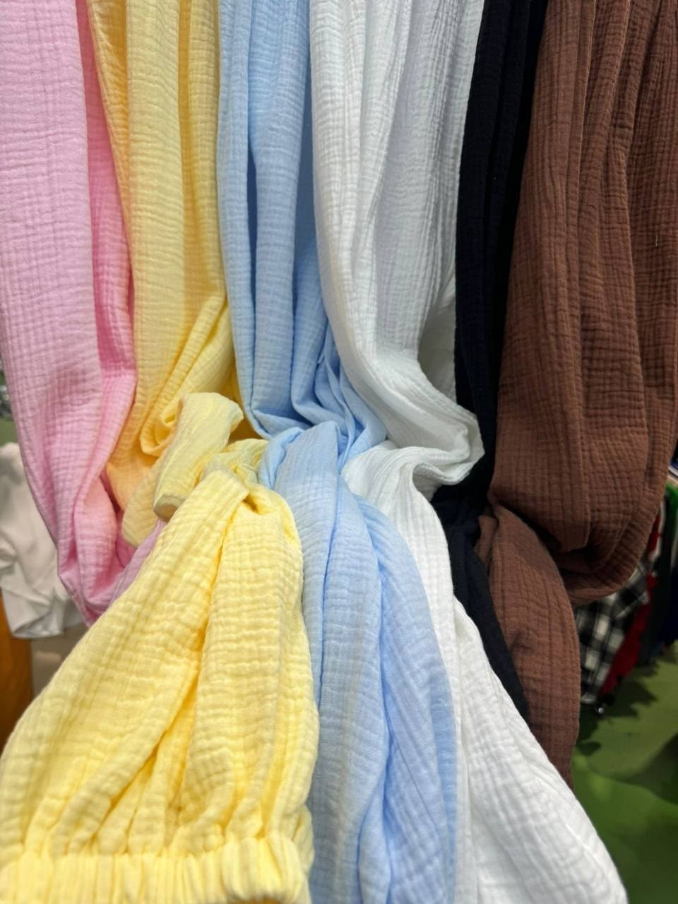 муслин двухслойный жатый,муслин двухслойный,ткань муслин,муслиновый плед детский,плед для новорожденного