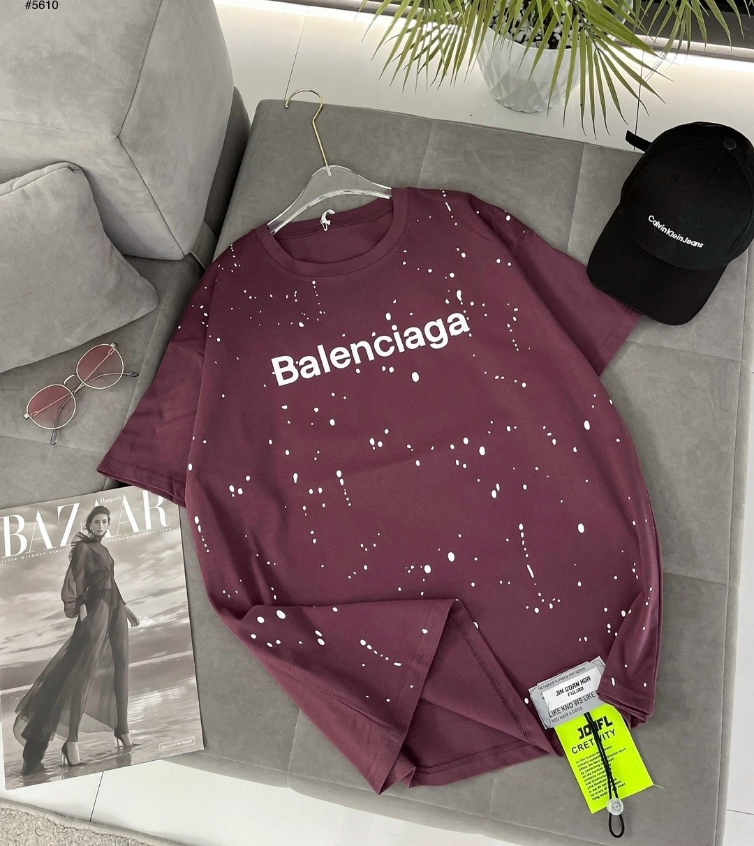 мужская футболка balenciaga,футболка balenciaga,футболка со стразами,женская футболка,баленсиага футболка