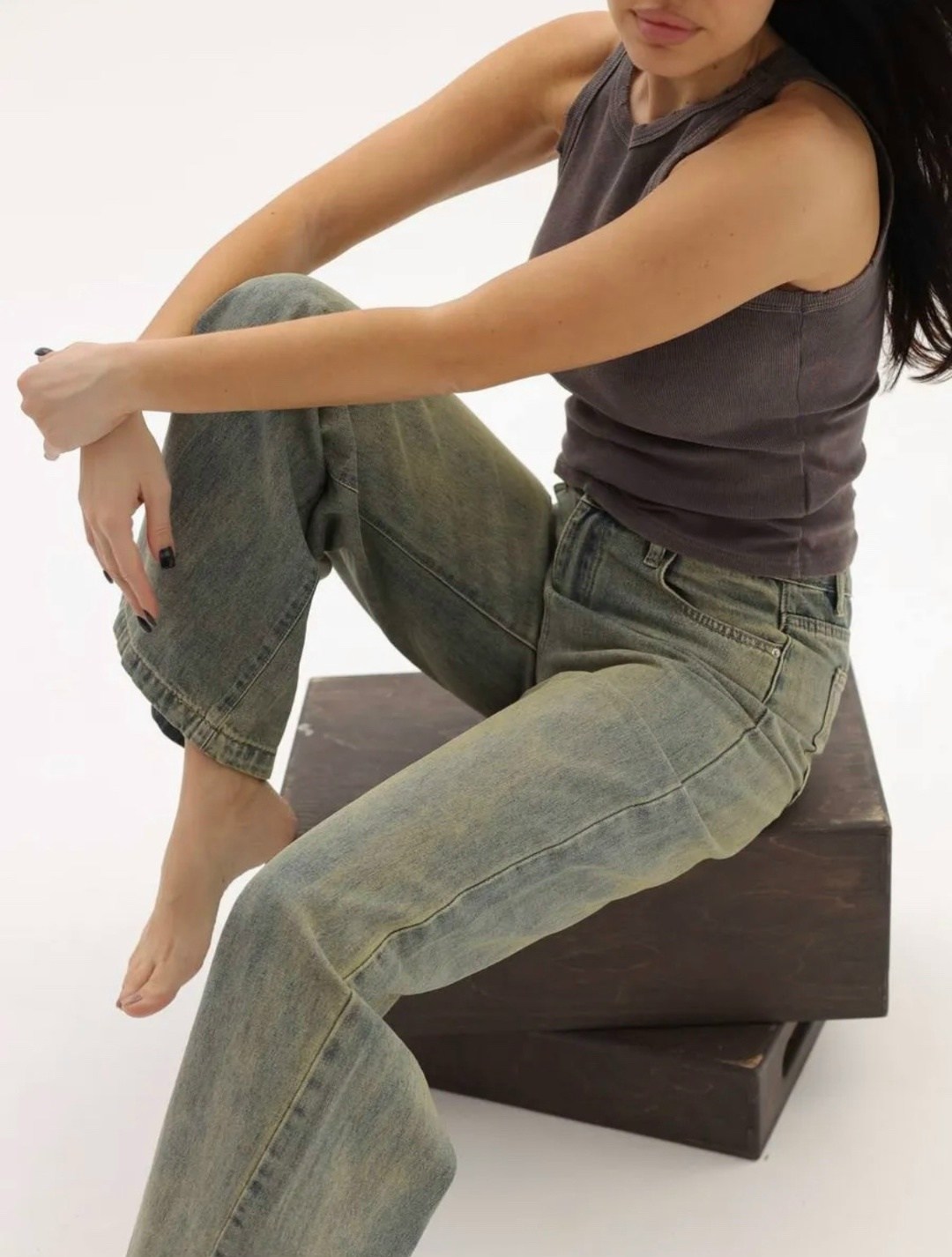 женские джинсы,джинсы широкие,женские джинсы широкие,брюки джинсы,deeptown y2k мешковатые широкие джинсы