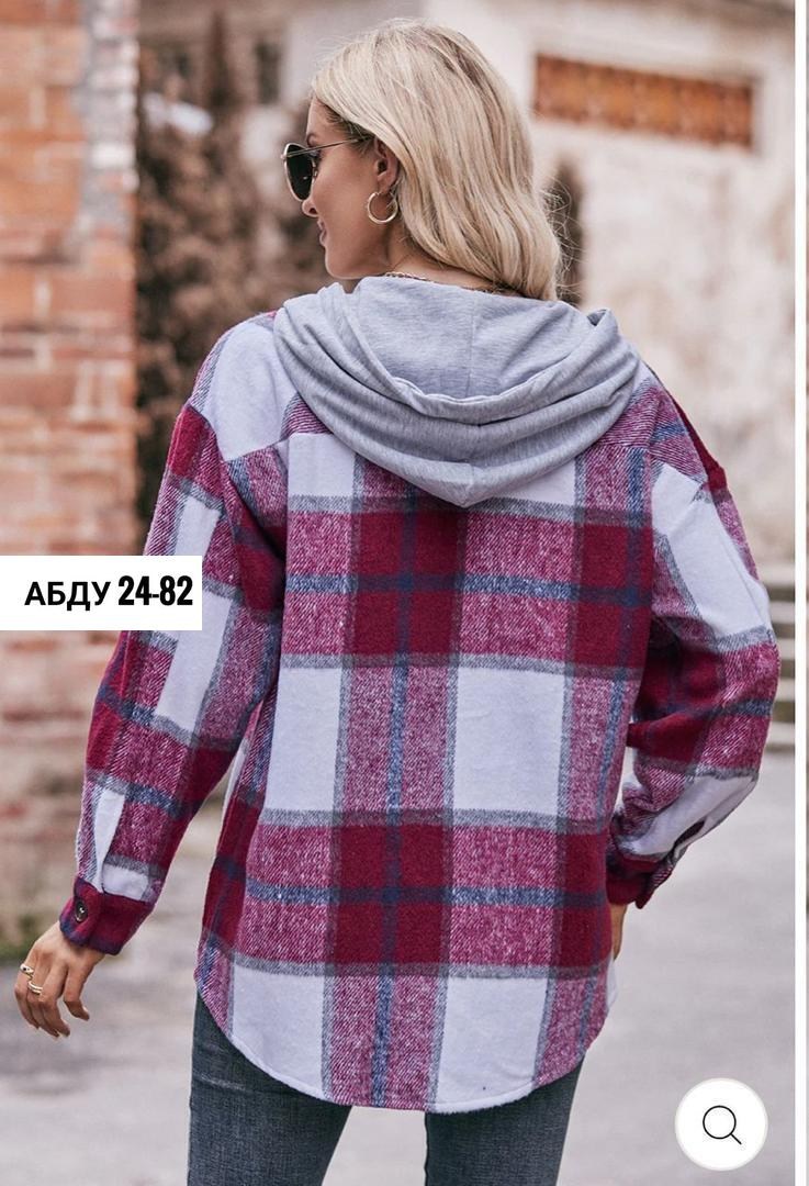 рубашка женская теплая в клетку,рубашка с капюшоном,женская кофта,клетчатая куртка,рубашка женская