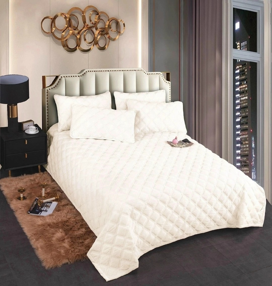 покрывало велюровое стеганое 220 240,велюровые покрывала,покрывало велюр,плед велюр 220х240,покрывало велюр стеганое "бежевое"