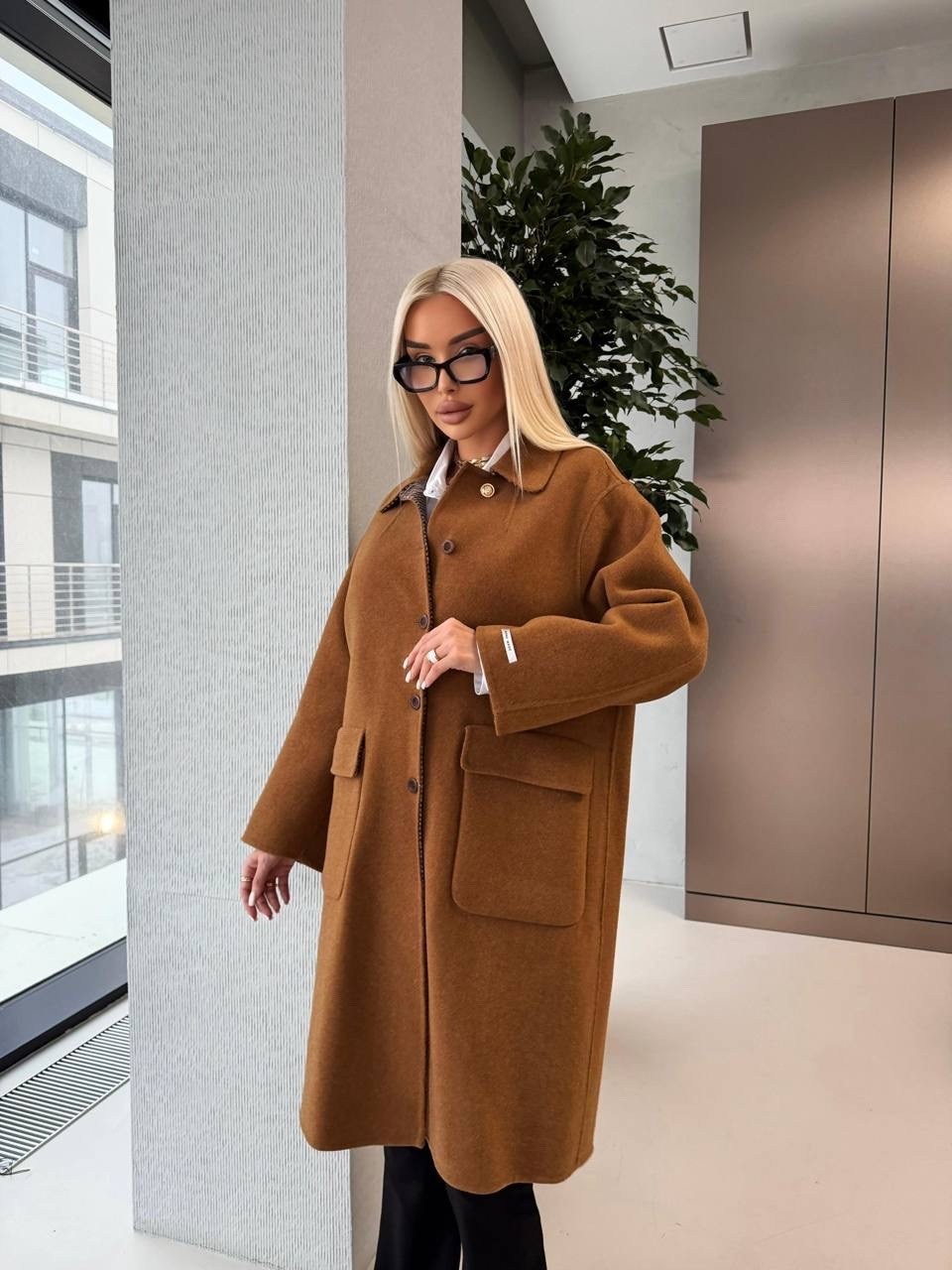 пальто модное,стильное пальто,пальто прямого кроя,пальто прямого кроя mollis 12-01-2475/1,пальто женские