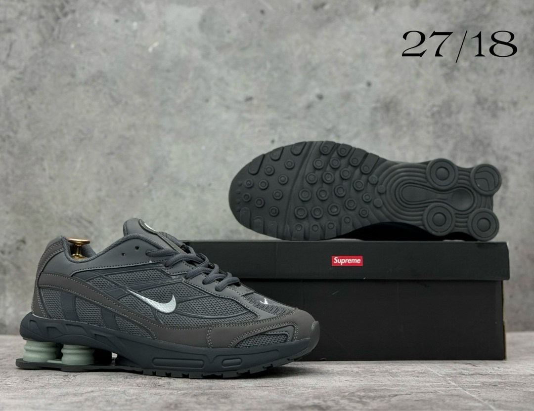 supreme x nike shox ride 2,nike shox ride 2,кроссовки nike shox,кроссовки nike shox ride 2 anthracite jade horizon,кроссовки